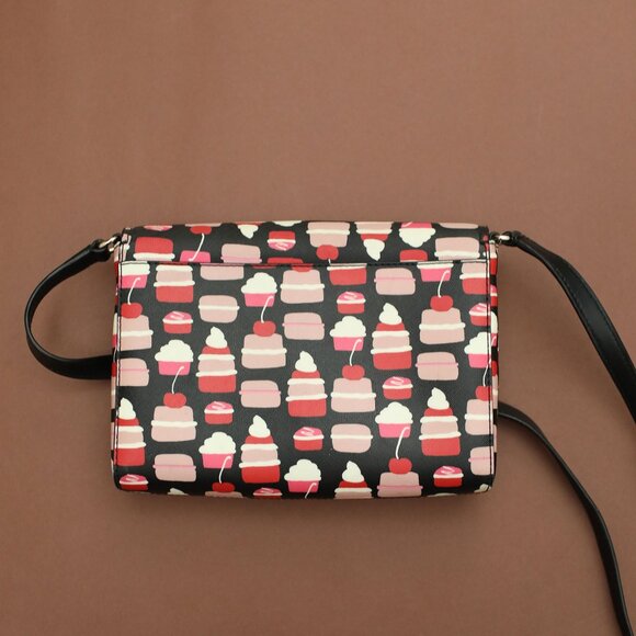 Kate Spade Pastries & Cupcakes Bag - fun print crossbody - Picture 7 of 9